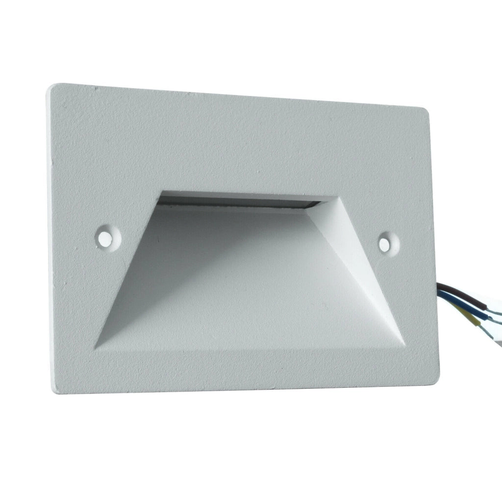 Faretto segnapassi IP65 LED 3W incasso scatola 503 scale giardino viale gradino Nero 6000K
