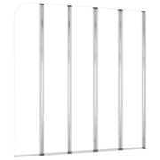 Cabina da Bagno 120x140 cm in Vetro Temperato CFW5716080