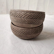 Tazza di cocco gigante 100% naturale e manufatta a mano - Design 02
