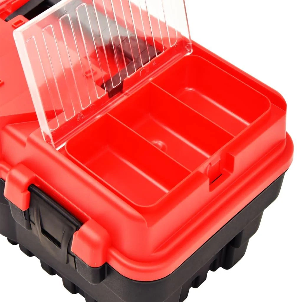 Cassetta portautensili in plastica 462 x 256 x 242 mm rossa 02_0003224