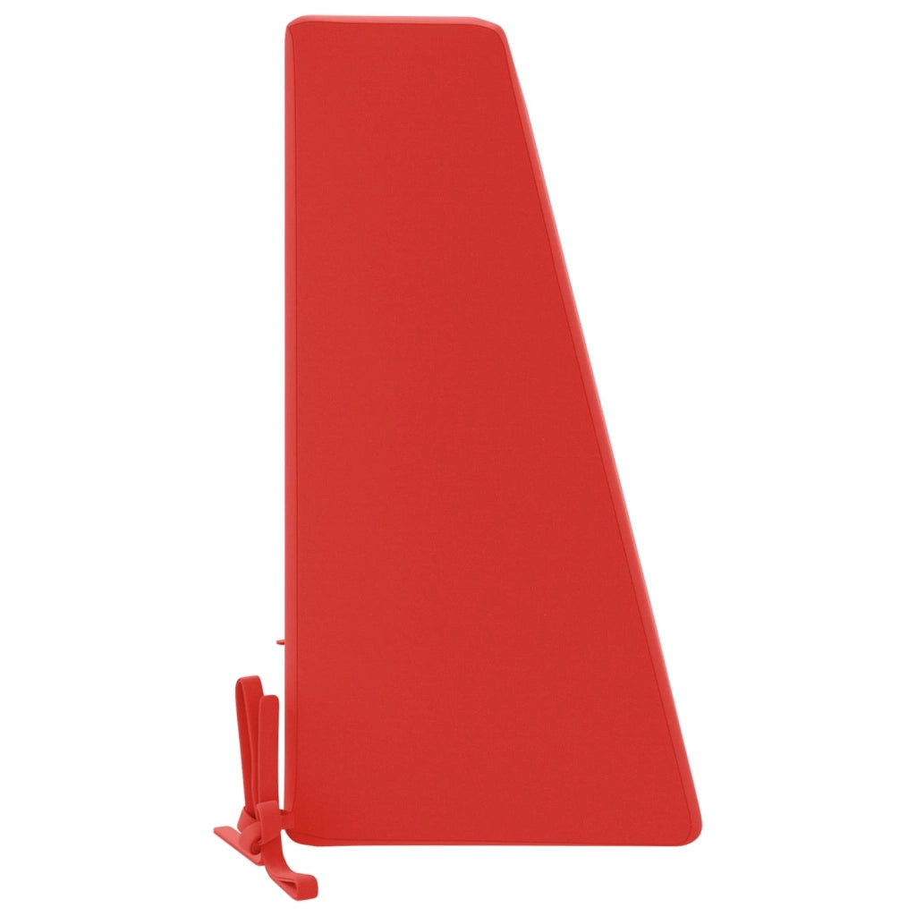 Cuscino schienale SOEST 100% Poliestere Rosso 60 x 20 x 40 cm 946785