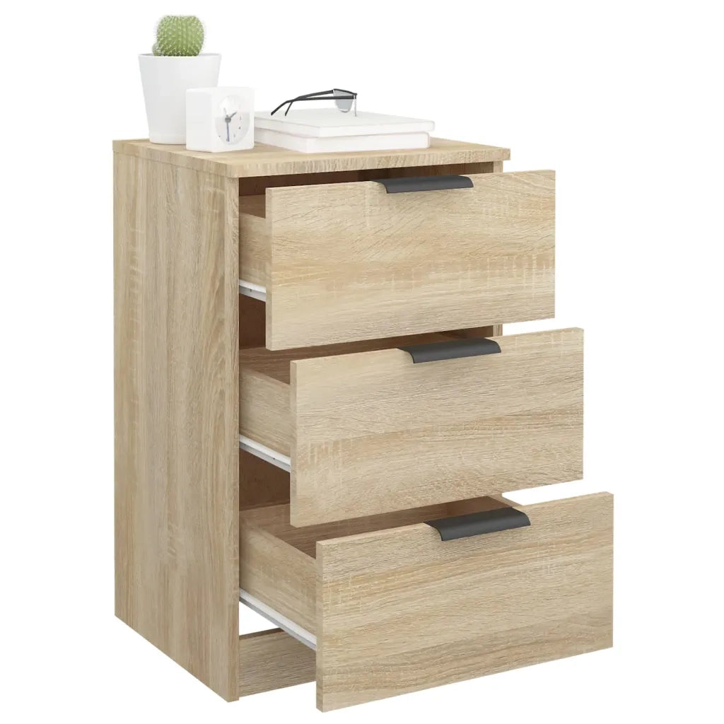 Comodino Rovere Sonoma 40x36x65 cm 811274