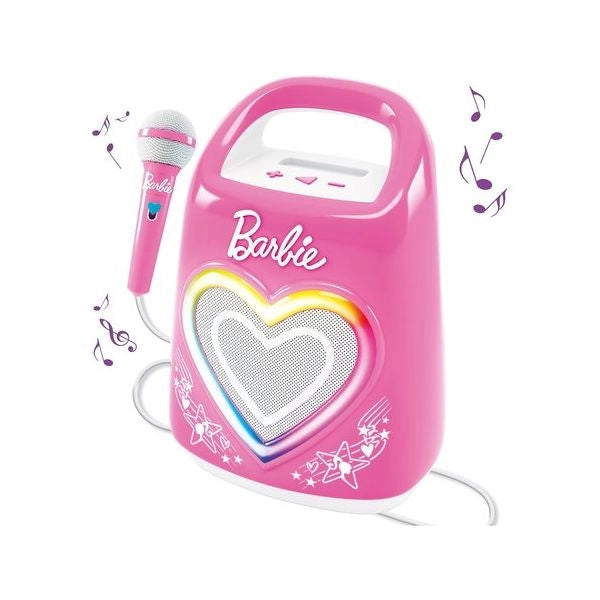 Karaoke lisciani 104475 barbie partymaker rosa