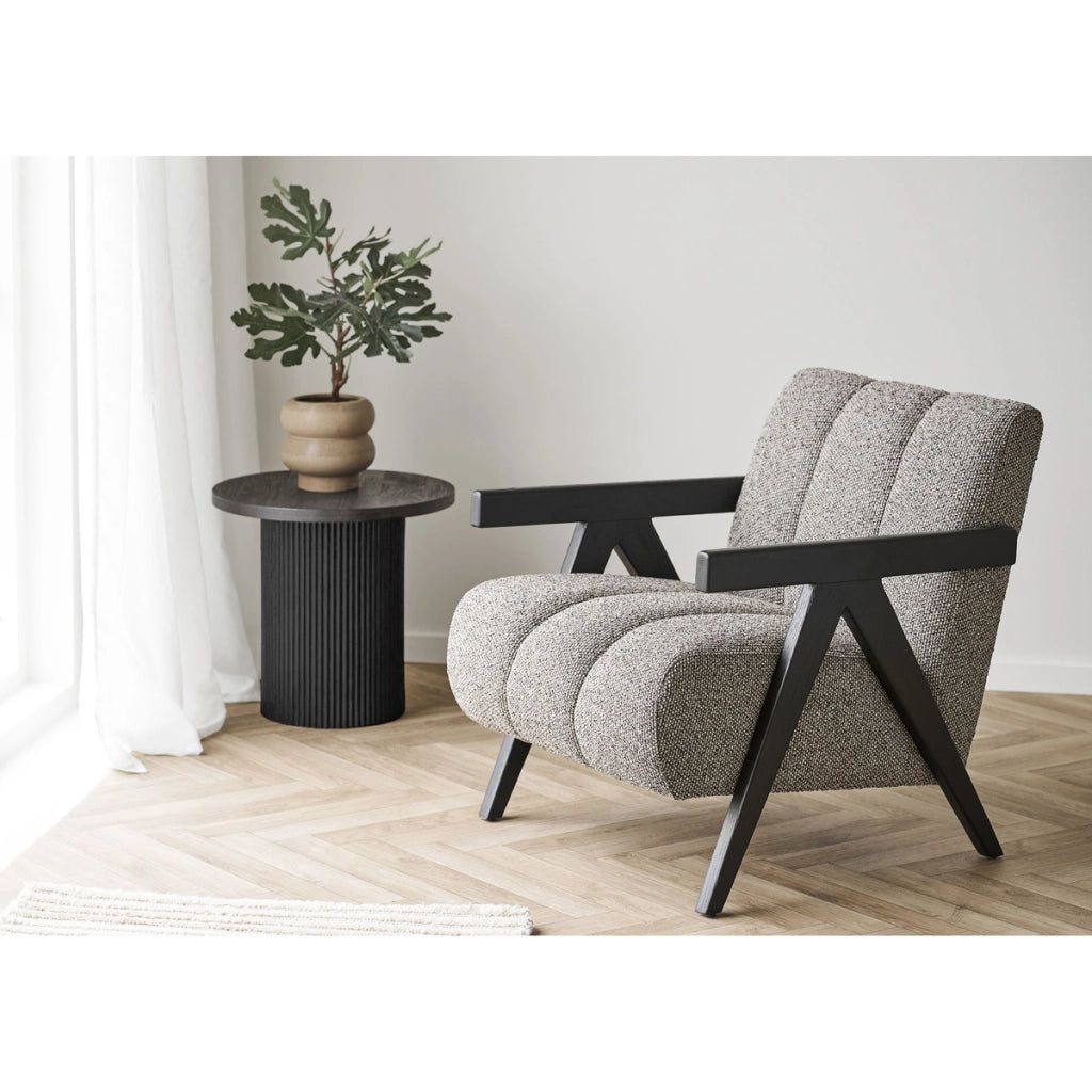 Comodino Boavista, Marrone, MDF, 48x48x45 cm