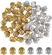 Collana in stile tibetano con 50 pezzi di filo di metallo - Lega di filo di metallo - Collo 1,5 mm - Collana da assemblare - Accessori per collane