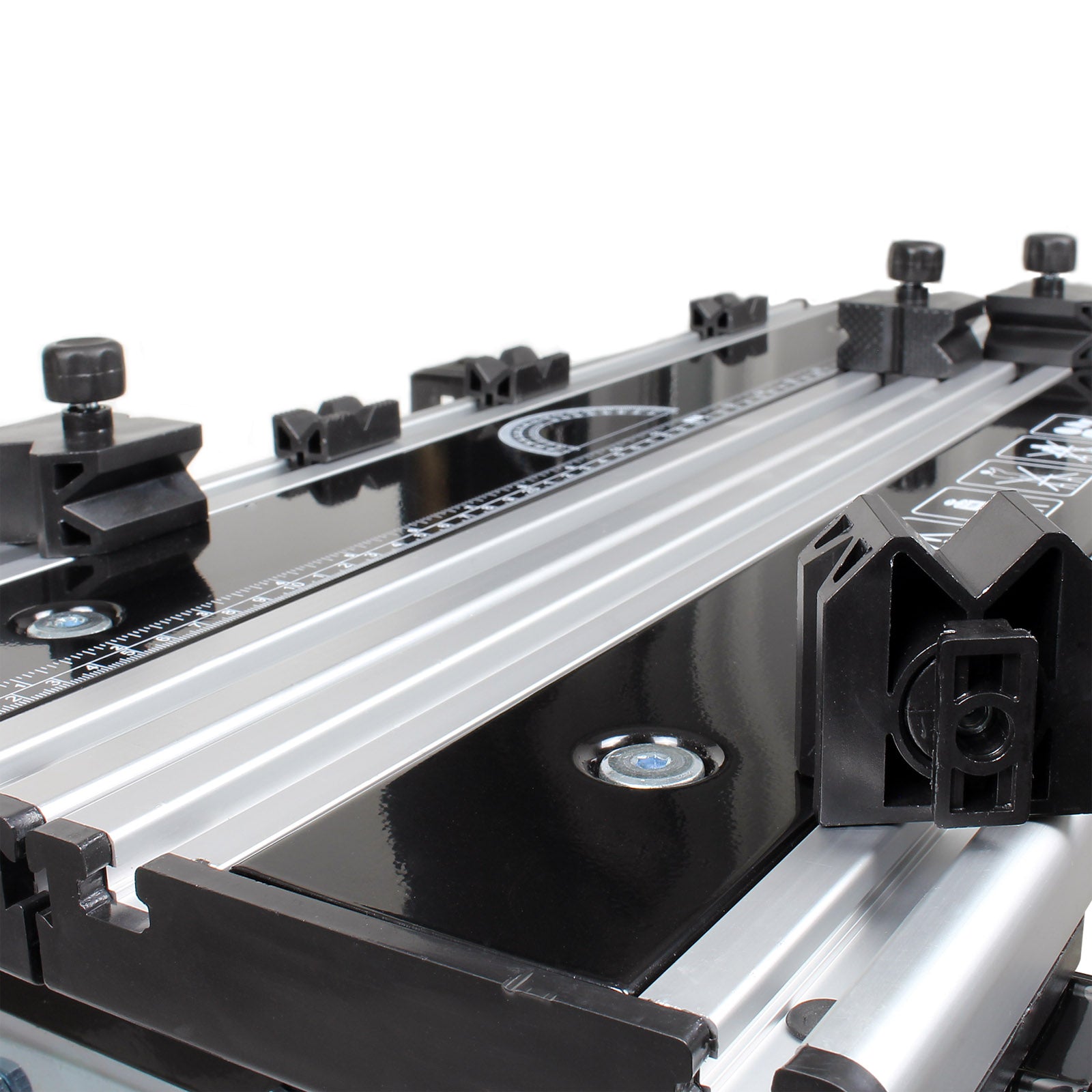 Banco da lavoro portatile e pieghevole max 100 kg altezza e inclinazione regolabili 77-107cm