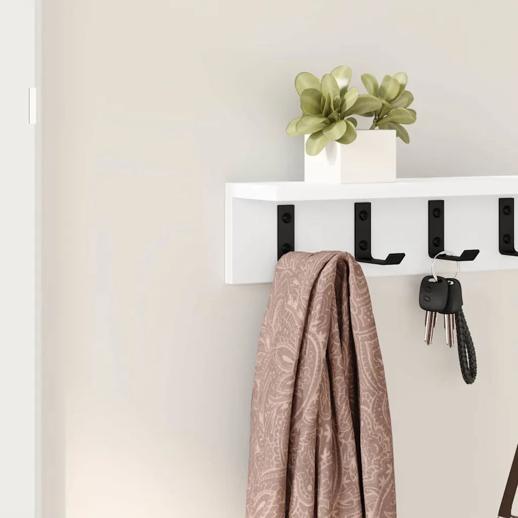 Appendiabiti a muro Bianco 80 x 10,5 x 10,5 cm CFW3881614