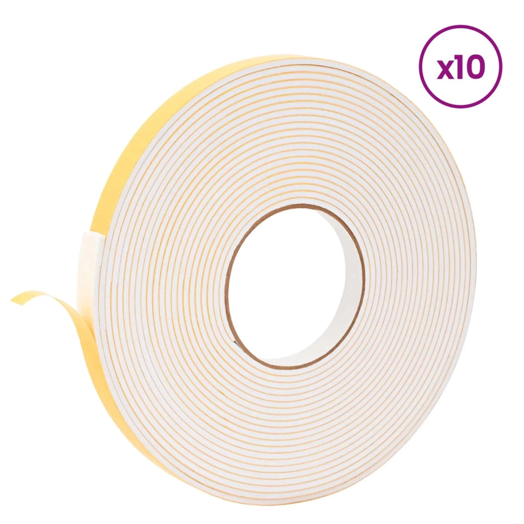 Nastro adesivo in schiuma 10 pcs Bianco 15mm x 10m Schiuma CR 42024124