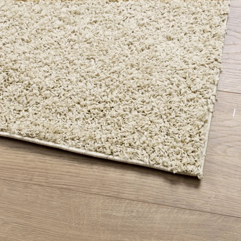 Tappeto Shaggy PAMPLONA a Pelo Lungo Moderno Oro 160x160 cm 375346