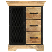 Credenza | Madia | Buffet da pranzo | Armadio da pranzo 60x30x75 cm in Legno Massello di Mango