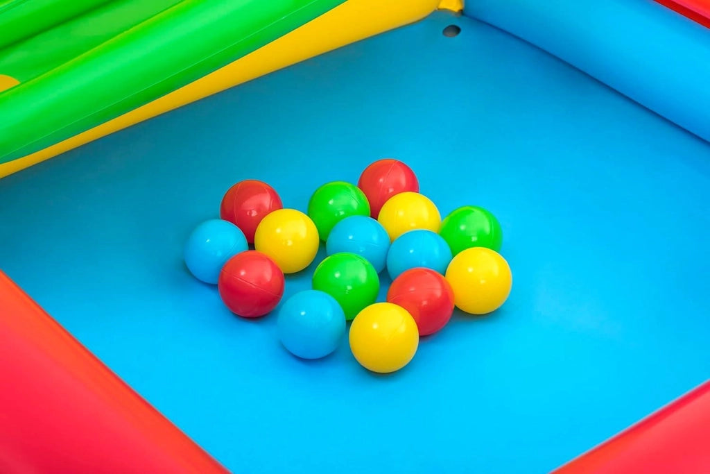 BESTWAY PISCINA CON PALLINE SORT 'N PLAY GIOCO EDUCATIVO 104X94X60 CM CON PALLINE 15 PZ GONFIABILE