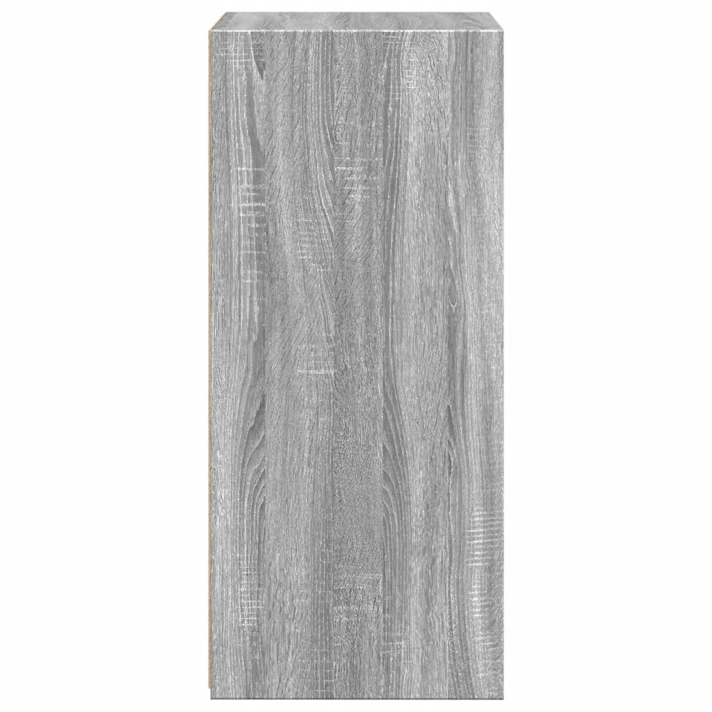 vidaXL Credenza Grigio Sonoma 50x41x93 cm in Legno Multistrato