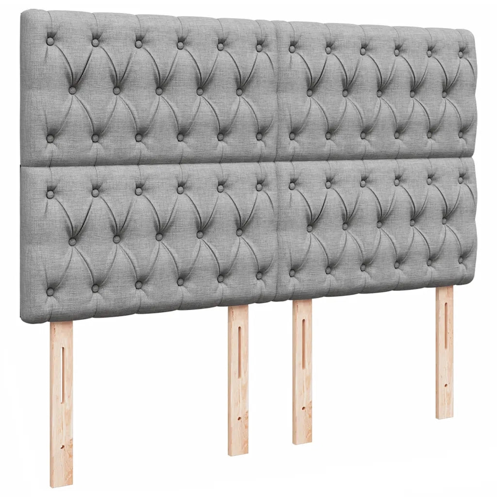 Struttura Letto Pouf con Materasso 140x200 cm in Tessuto 3313244
