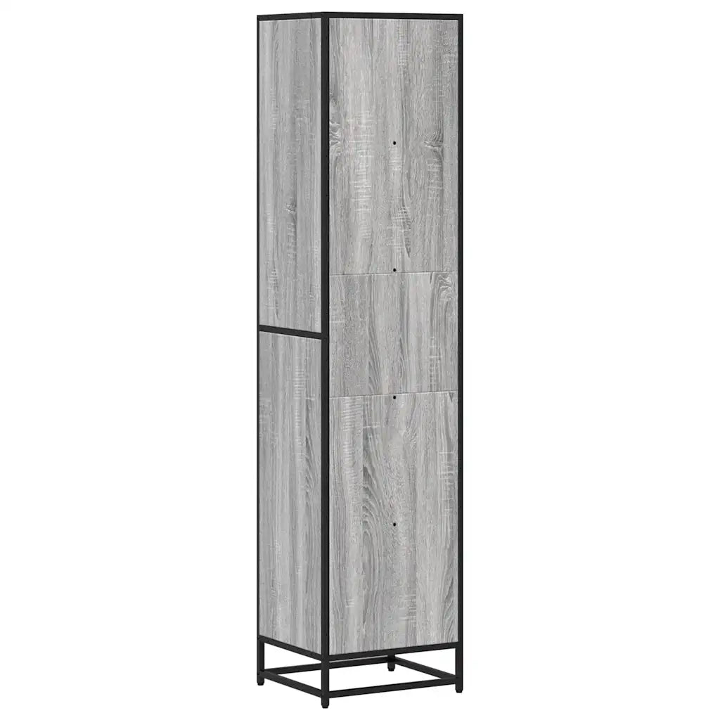 Libreria Grigio Sonoma 40x35x170,5 cm in Legno Multistrato