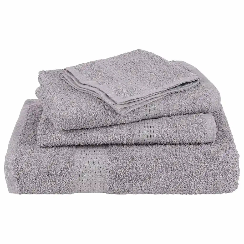 Set di asciugamani 12 pezzi FROGN Grigio 360 g/m² 137102