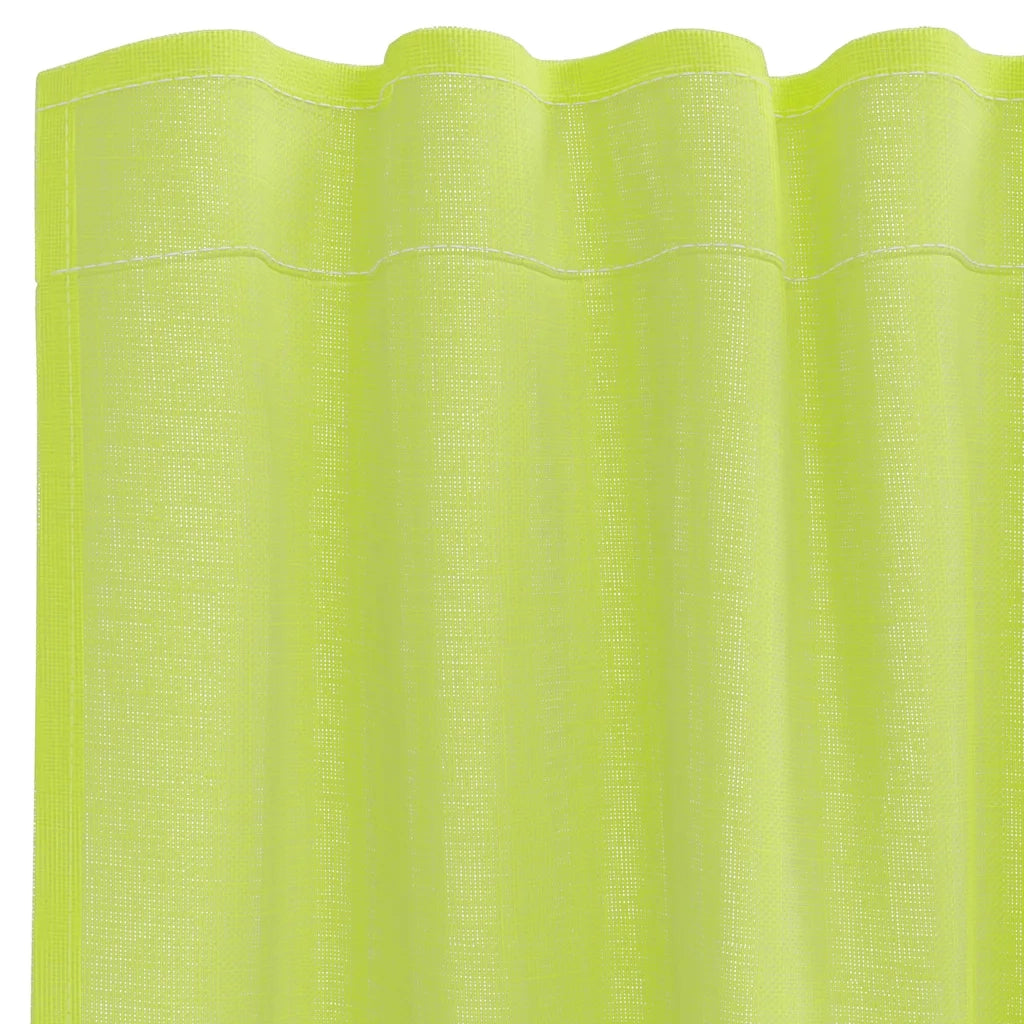 Tende in Voile con Tasche per Aste 2 pz Verde Mela 4102163