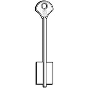CHIAVE DOPPIA MAPPA ESETY 5EY3 SILCA - OTTONE NICHELATO- 5 pezzi
