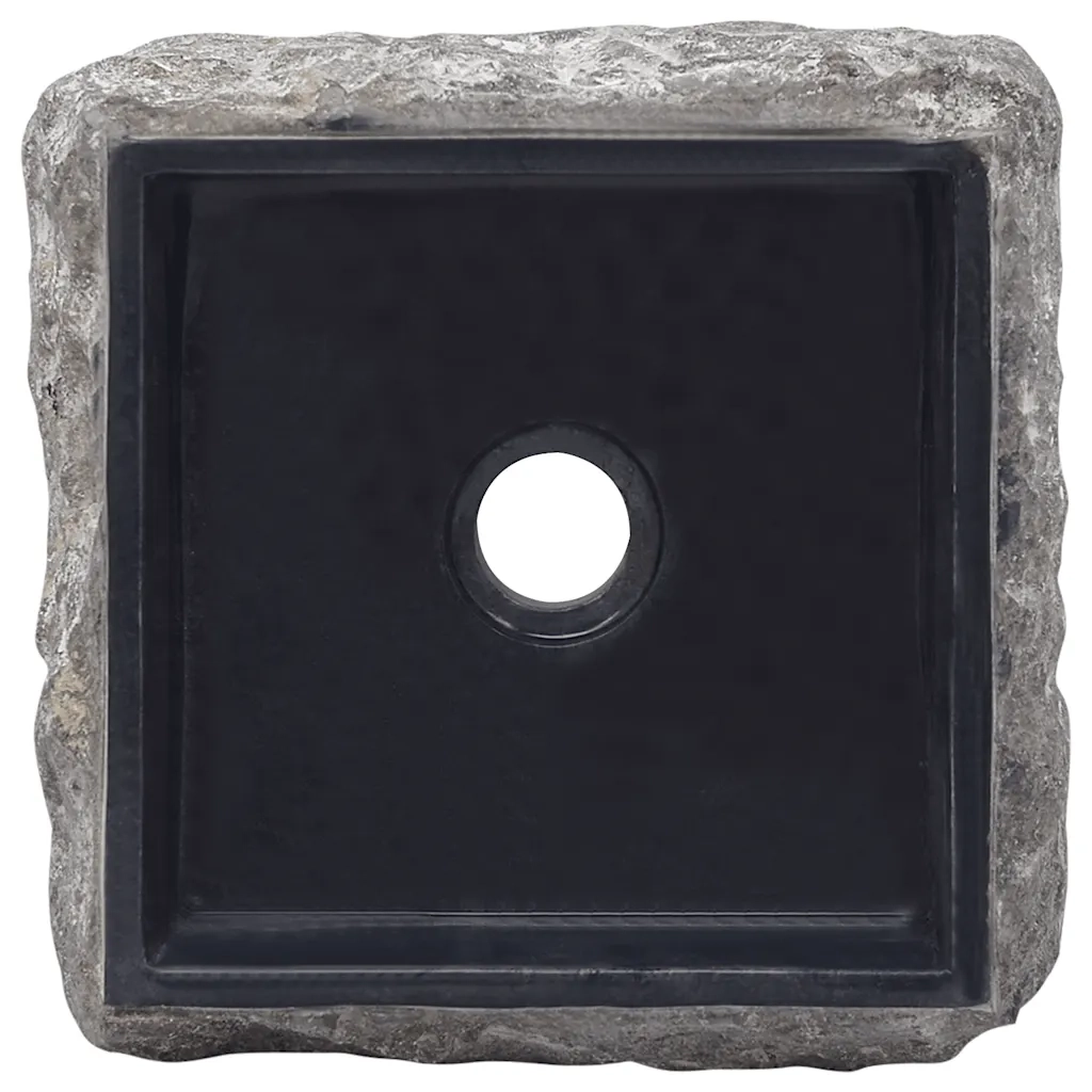 Lavandino Nero 30x30x13 cm in Marmo CFW4963014
