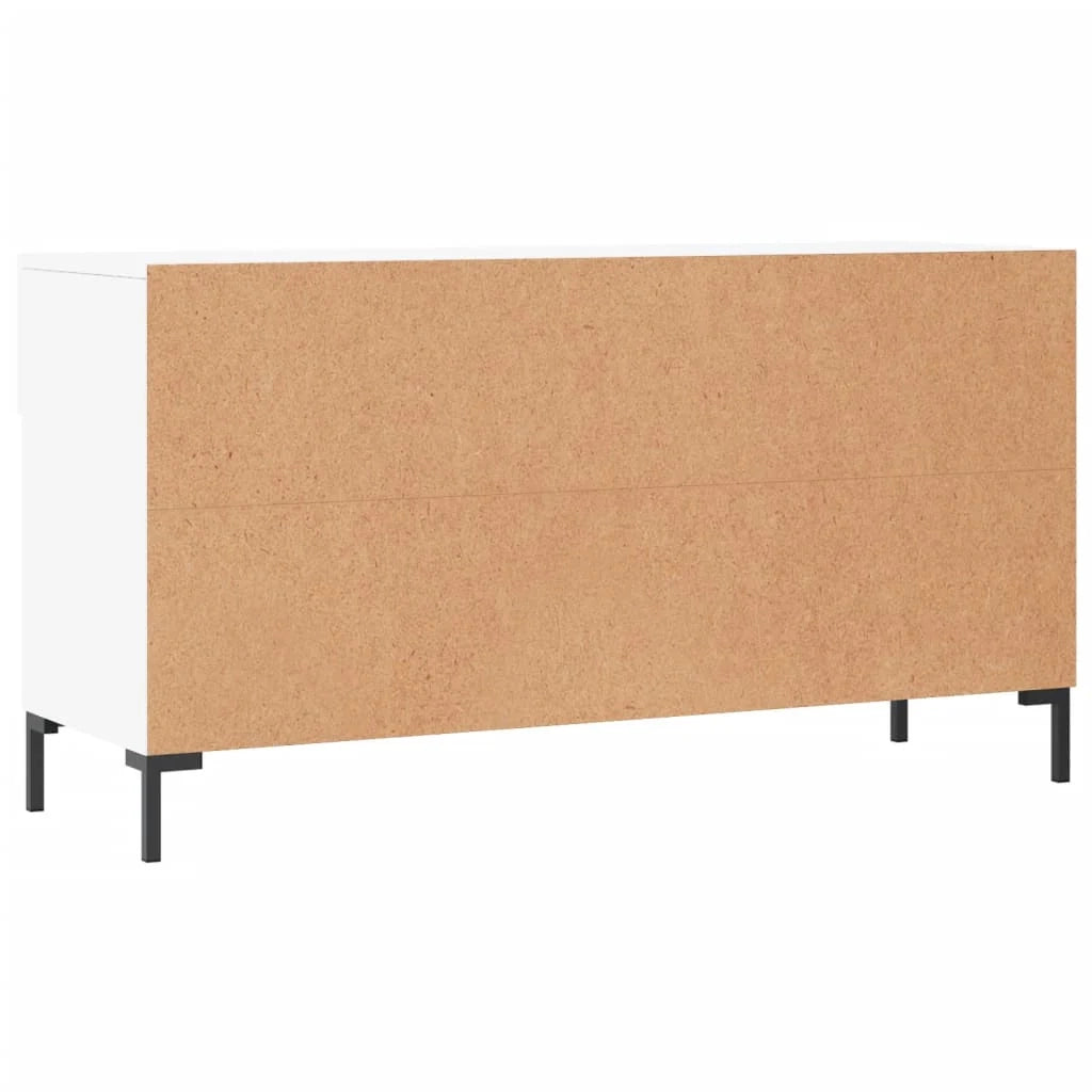 Panca portascarpe/stivali cassettiera scaffale mobiletto portaoggetti per ingresso 102 x 35 x 55 cm legno ingegnerizzato bianco 02_0022880