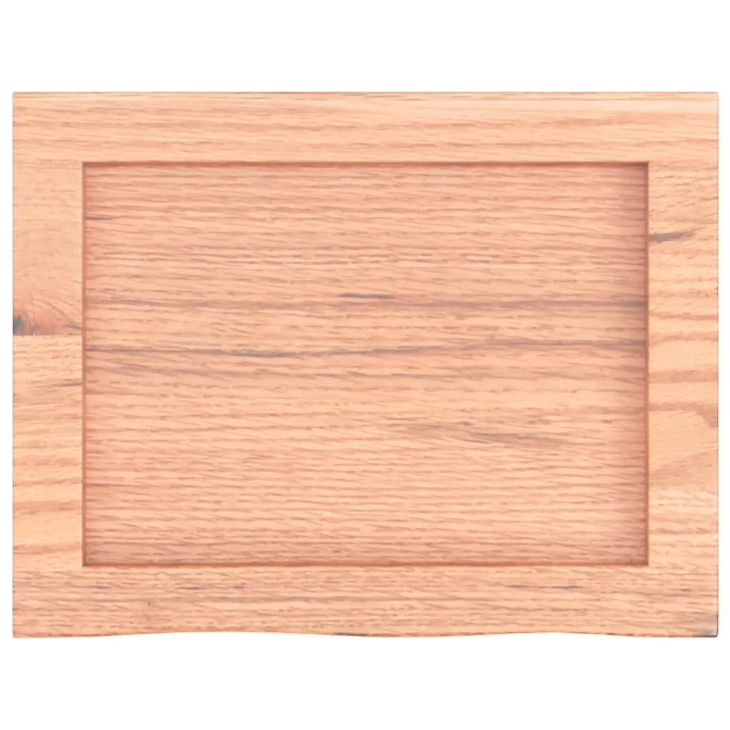 Ripiano Muro Marrone 40x30x(2-6) cm Massello Rovere Trattato 363628