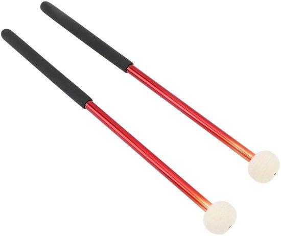Manico Antiscivolo per Mallet - Materiale Vilten - Peso Leggero - Composizione Legering - Duraturo - Bastoncino Percussivo - Per Esibizioni Musicali