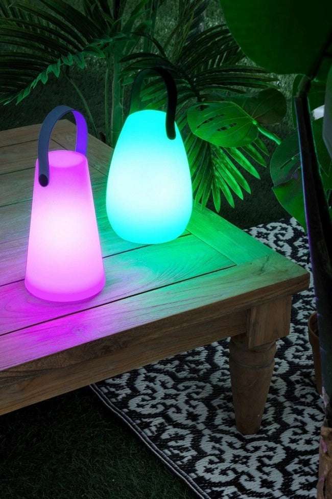 Lampada LED Portatile da Esterno con Manico in Silicone - CELEBRATE