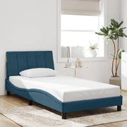 Giroletto senza Materasso Hanko Blu 100x200 cm in Velluto