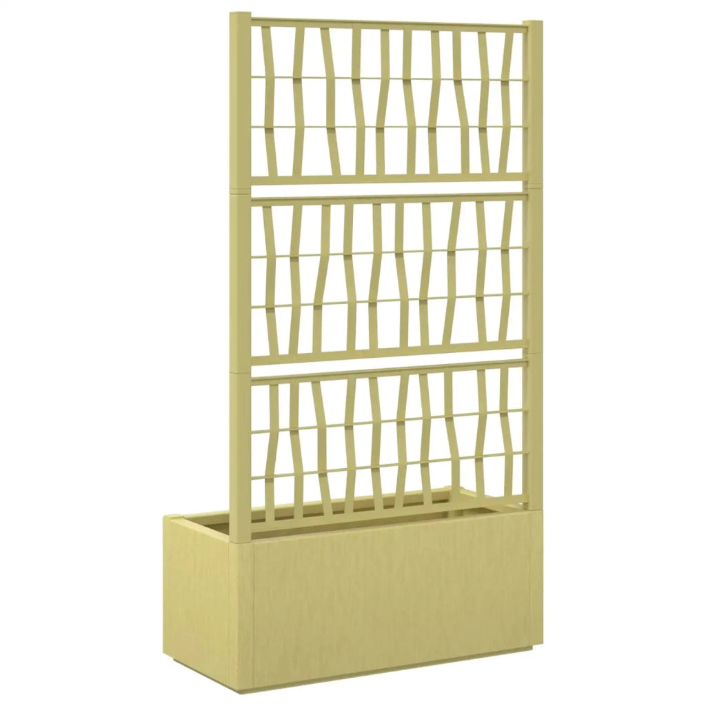 Vaso da Giardino con Trellis Verde 80 x 36 x 140 cm PP 42036841