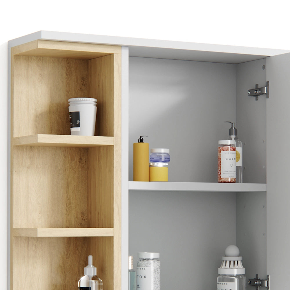 Vicco Specchio contenitore bagno Bianco 79.6 x 64 cm