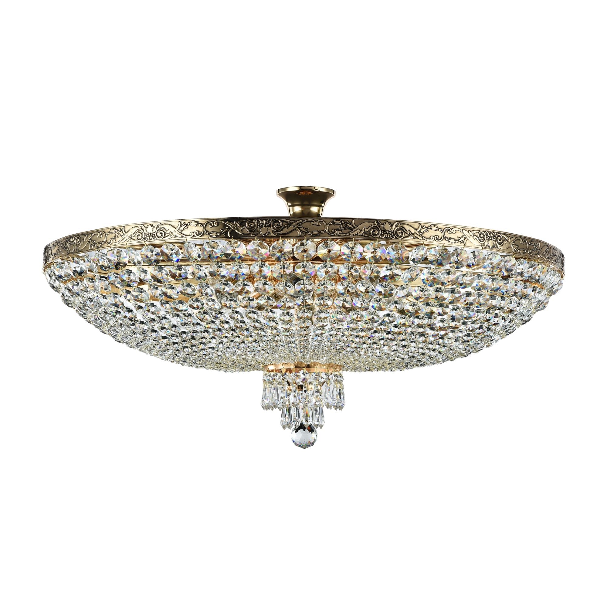 Lampadario Royal Classic in Metallo Palace Oro Antique