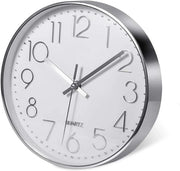 Oro Moderno Clessidra da Parete 25 cm - Decorazione Stilizzata e Silenziosa per Casa e Ufficio