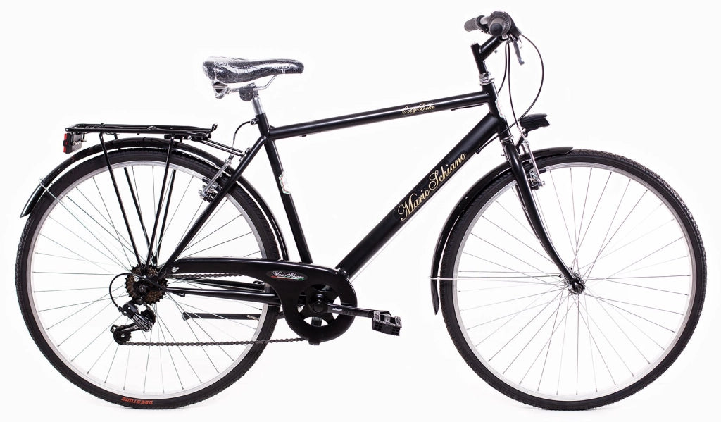 MARIO SCHIANO city bike 28 uomo , bici da passeggio cambio 6 velocita' , Nera