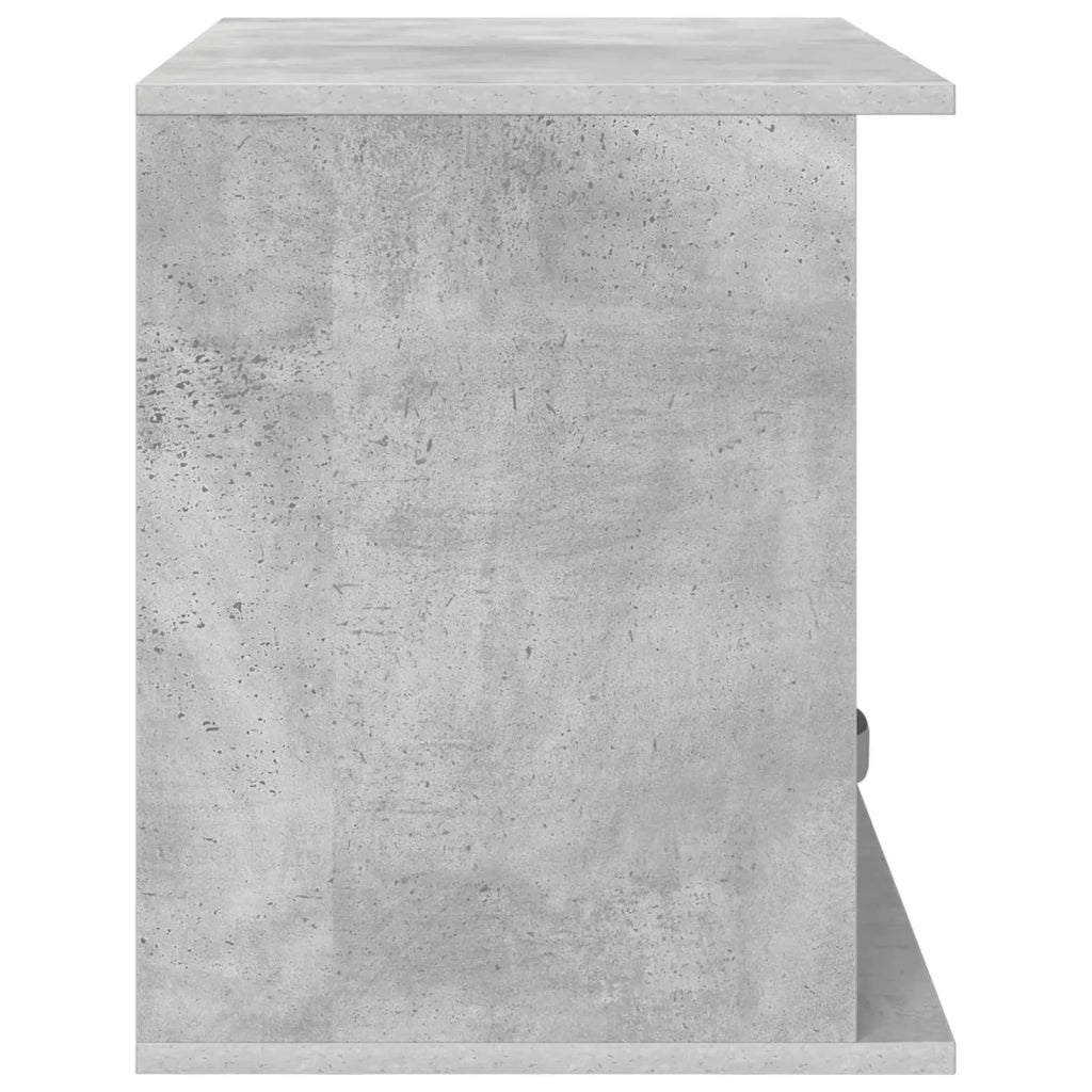 Supporto TV con cassetto Grigio cemento 79 x 40 x 48 cm
