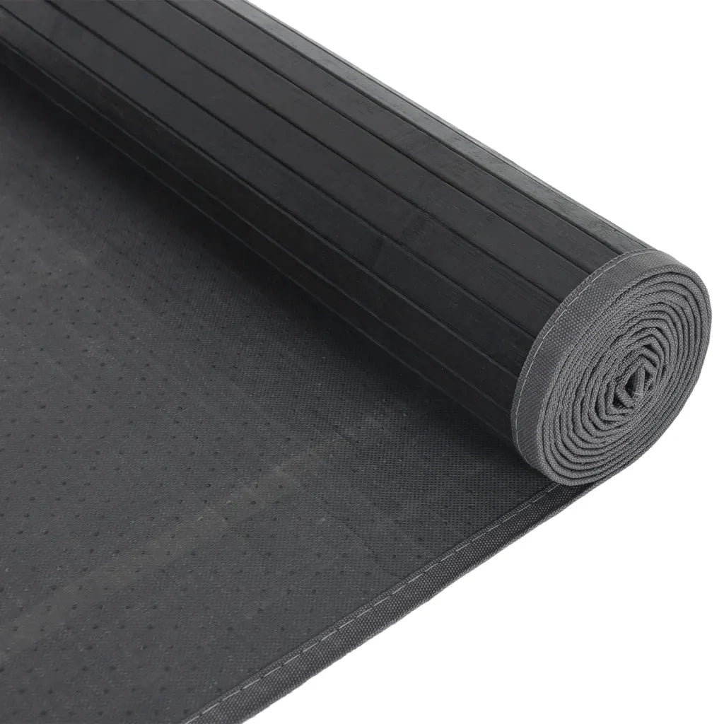Tappeto Rettangolare Grigio 80x500 cm in BambÃ¹
