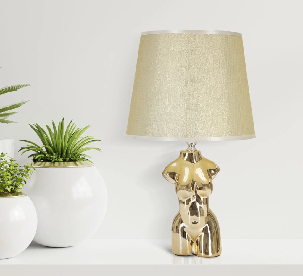 LAMPADA DA COMODINO GLAM WOMAN CM Ø 25X39,5