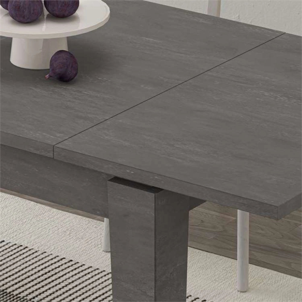 Tavolo allungabile Megaron retro grey 120x80 cm.