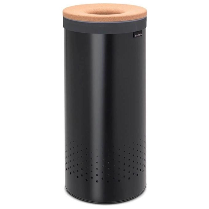 Brabantia 120008 Portabiancheria 35 L con Apertura Quick-Drop e Sacco Rimovibile colore Nero