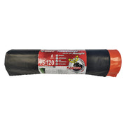 SACCO IN POLIETILENE cm. 95 x 120 - nero/arancio  - BricoGo