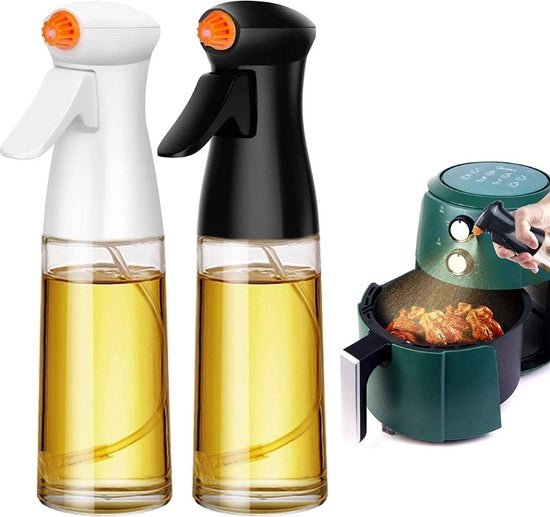 Dispensatore di Olio - Spari per Cucina - Fiala di Spray in Vetro - Pratico - 2 Pezzi