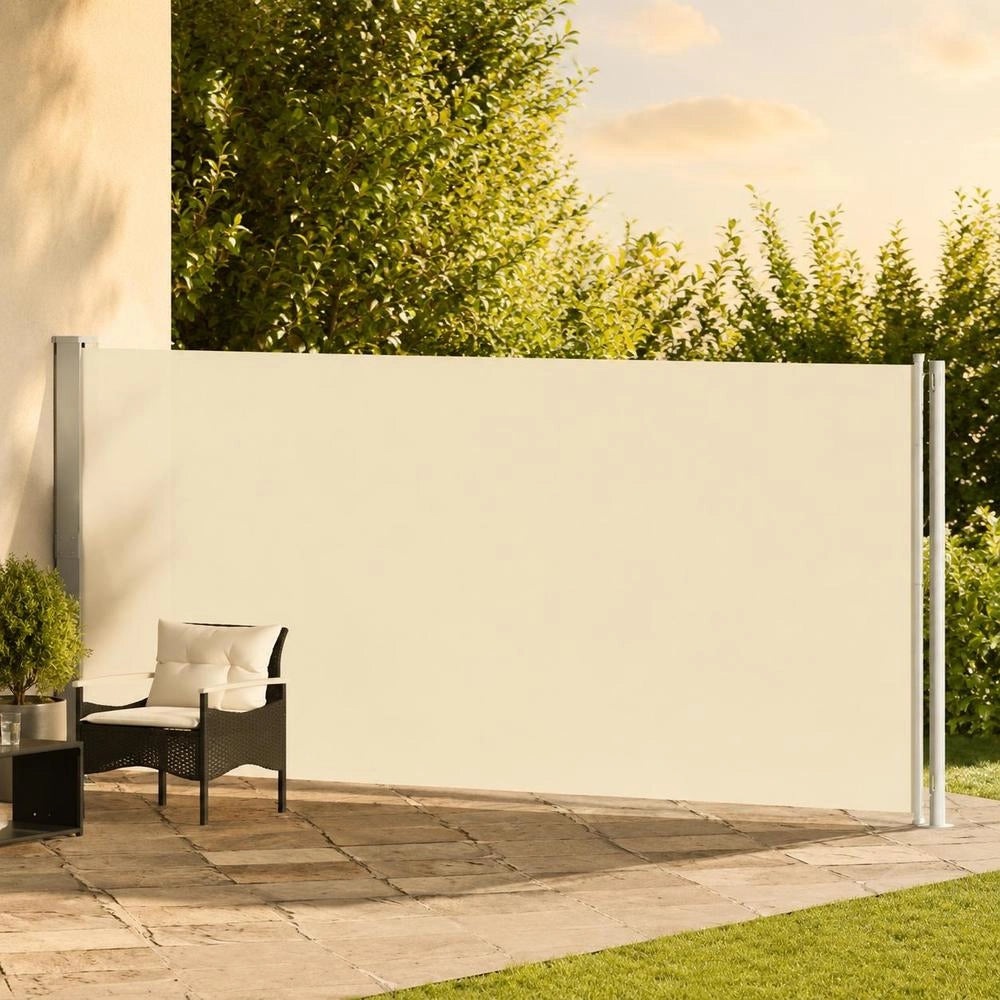 Extendable Side Awning 180x600 Cm Cream