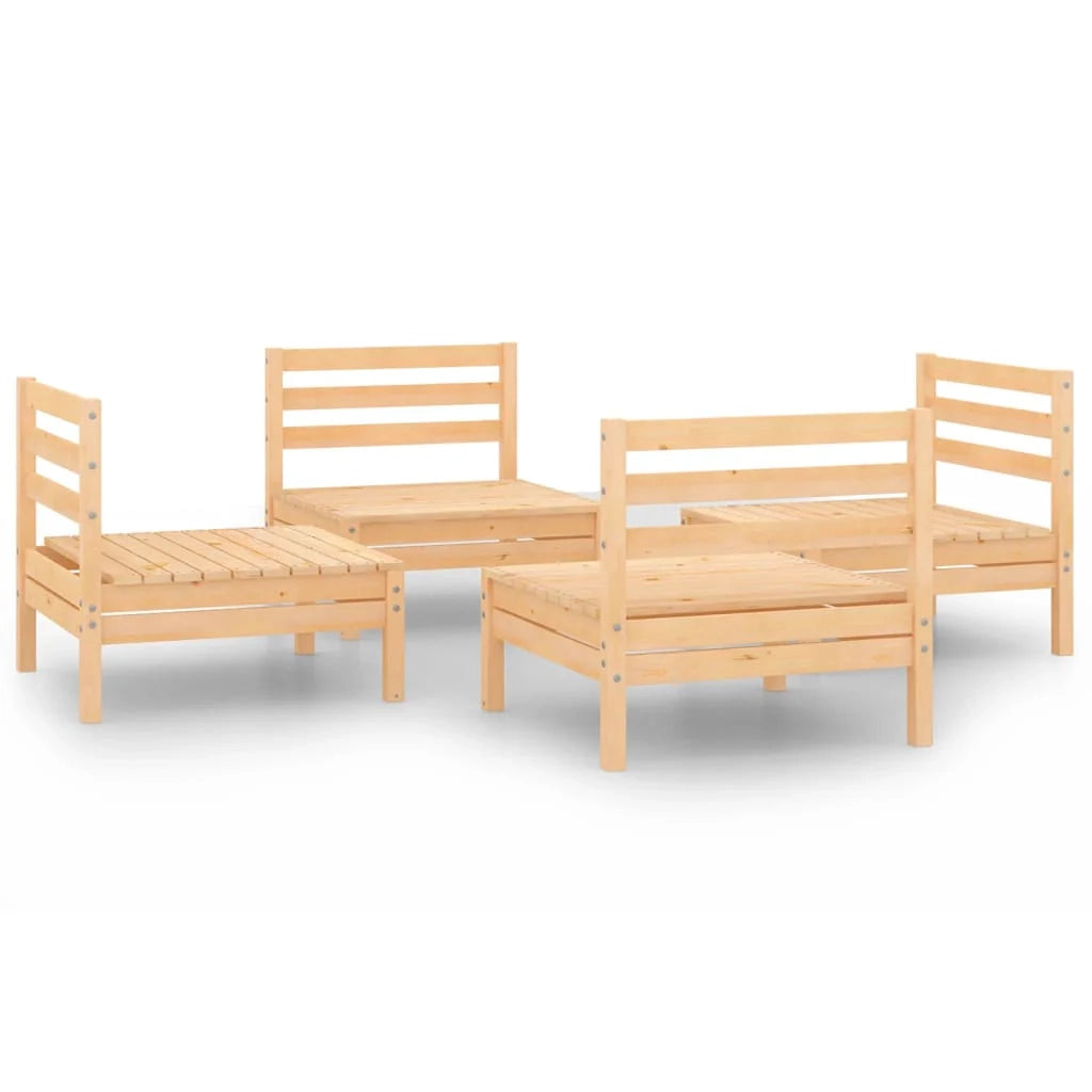 Set di mobili da giardino mobili da esterno 4 pezzi legno di pino massiccio 02_0016228
