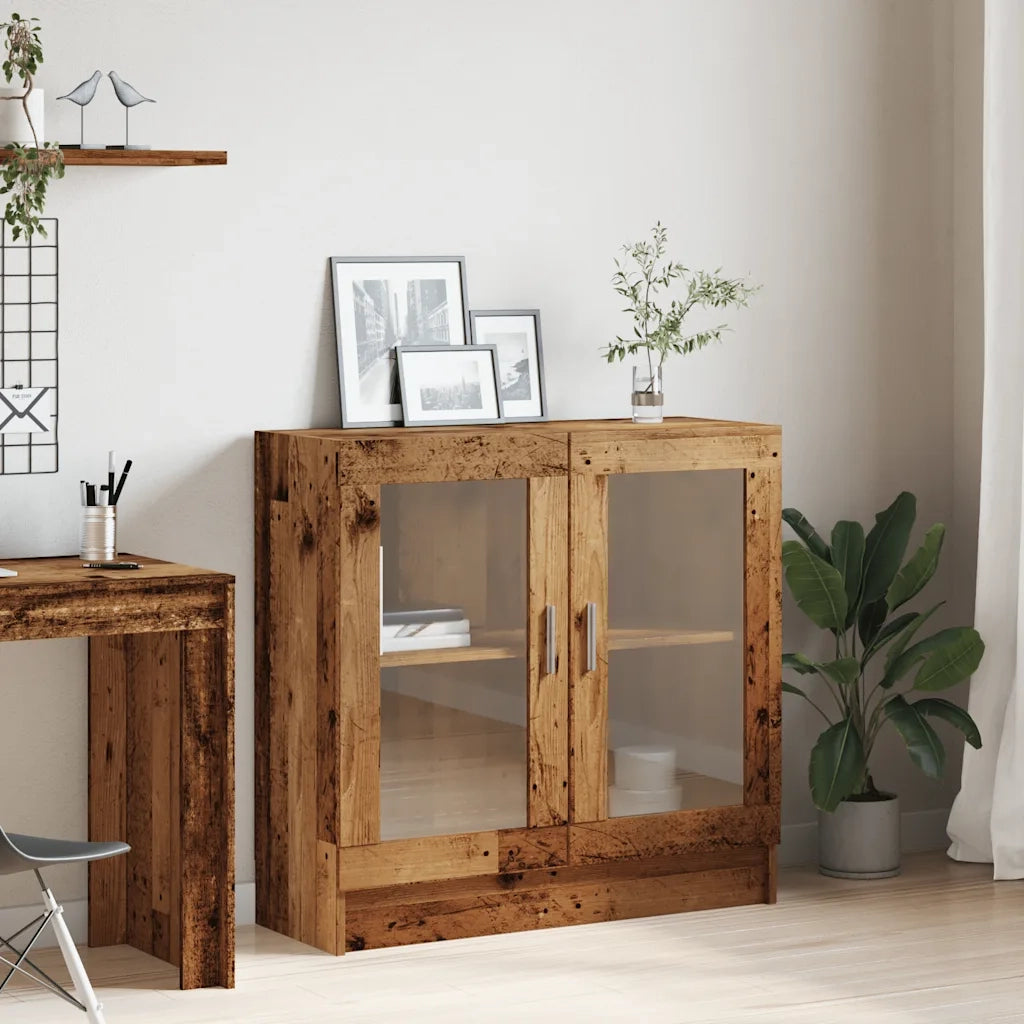 Libreria-Scaffale per Libri-Mobile di Stoccaggio Legno Antico 82,5x30,5x80 cm in Truciolato 772553