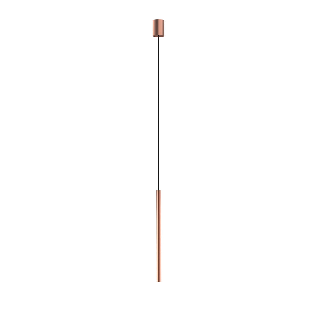 Lampada a sospensione tubo LASER rame G9 10W Nowodvorski