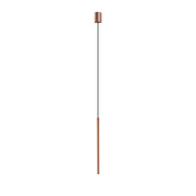Lampada a sospensione tubo LASER rame G9 10W Nowodvorski