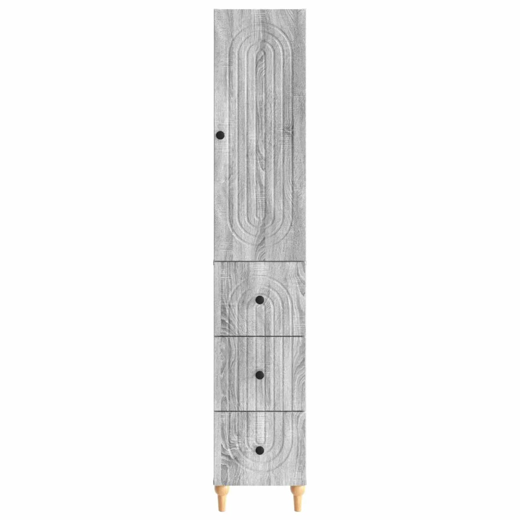Set di armadi 2 pcs 33 x 34,5 x 90 cm Legno ingegnerizzato