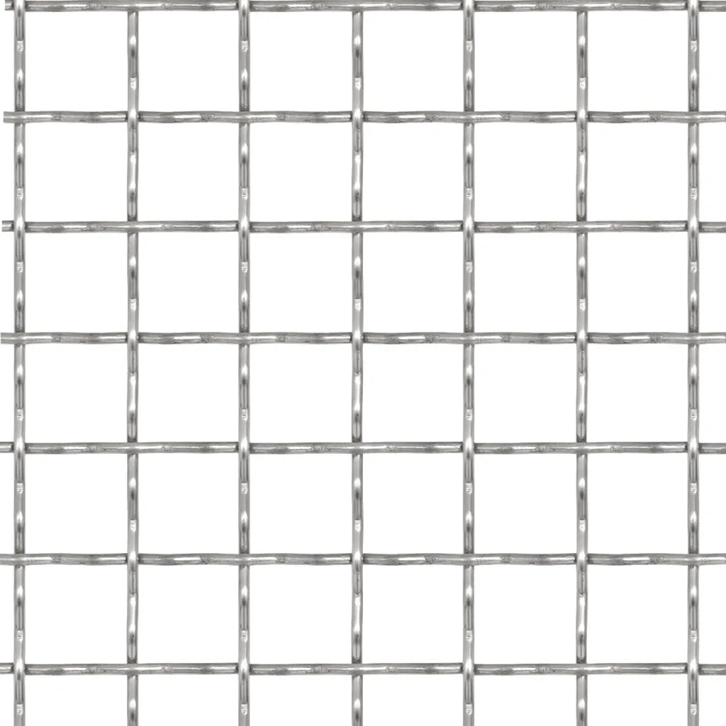 Recinzione da Giardino | Recinzione in Rete Modulare in Acciaio Inox 100x85cm 31x31x3mm