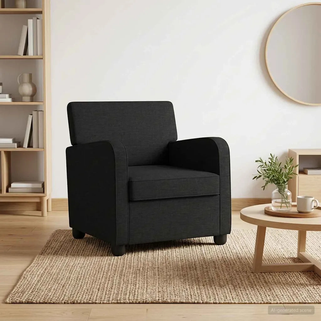 Poltrona Nero Tessuto 42043395