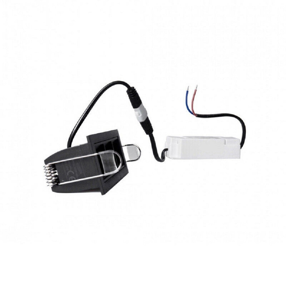 Trade Shop - Faretto Led Incasso 6 W Soffitto Moderno Nero Luce 3000k 4000k 6500k Spot -
