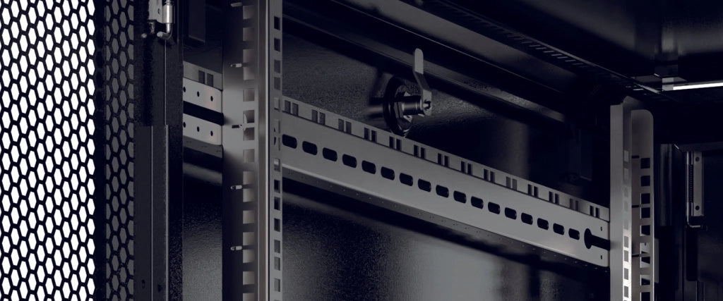 Armadio Server Rack 19'' 800x1000 26 Unità Nero serie Evolution