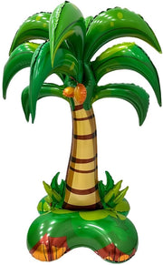 Decorazione di festa tropicale XXL a forma di cocco - pallone gonfiabile in stile hawaiano - decorazione di alta qualità per festa estiva